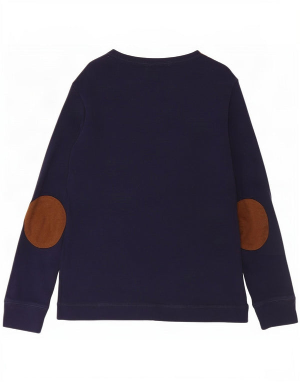 Ralph Lauren Γυναικεία μπλούζα ιππασίας μακρυμάνικη UK 12 Medium Navy Blue