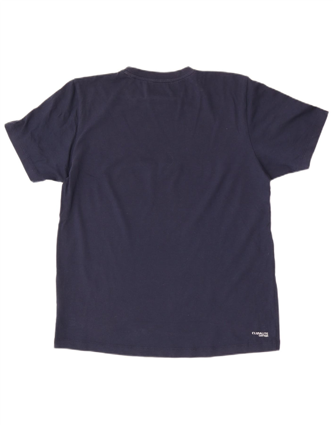 Ανδρικό γραφικό T-Shirt Adidas Top από μεσαίο μπλε ναυτικό βαμβακερό