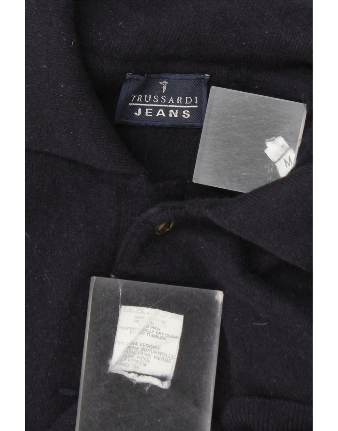 Πουλόβερ Trussardi Jeans Ανδρικό Πόλο με λαιμόκοψη Μαλλί μεσαίου μήκους