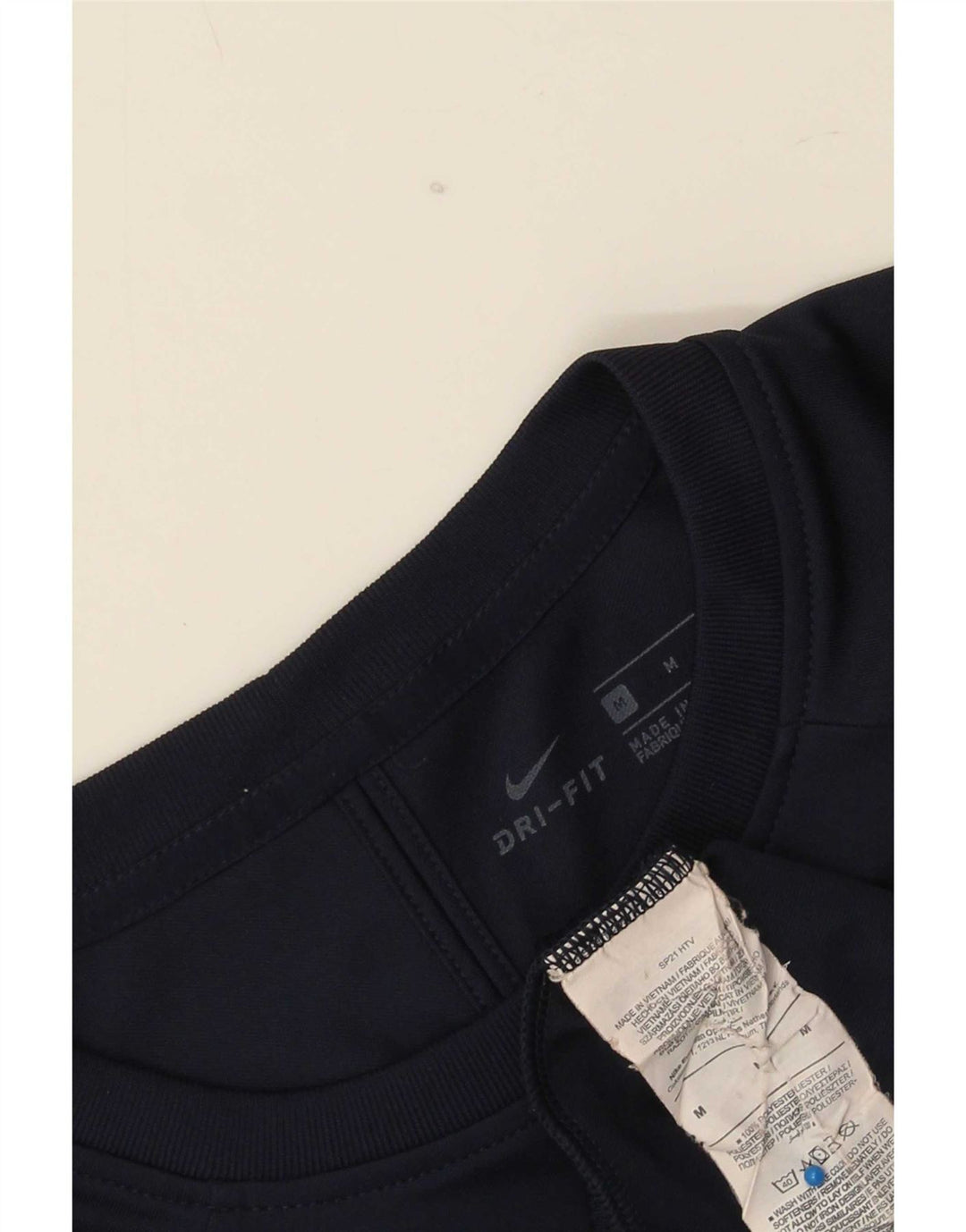 Ανδρικό T-shirt Nike Dri Fit Τοπ μεσαίου μπλε ναυτικού χρώματος πολυεστέρας