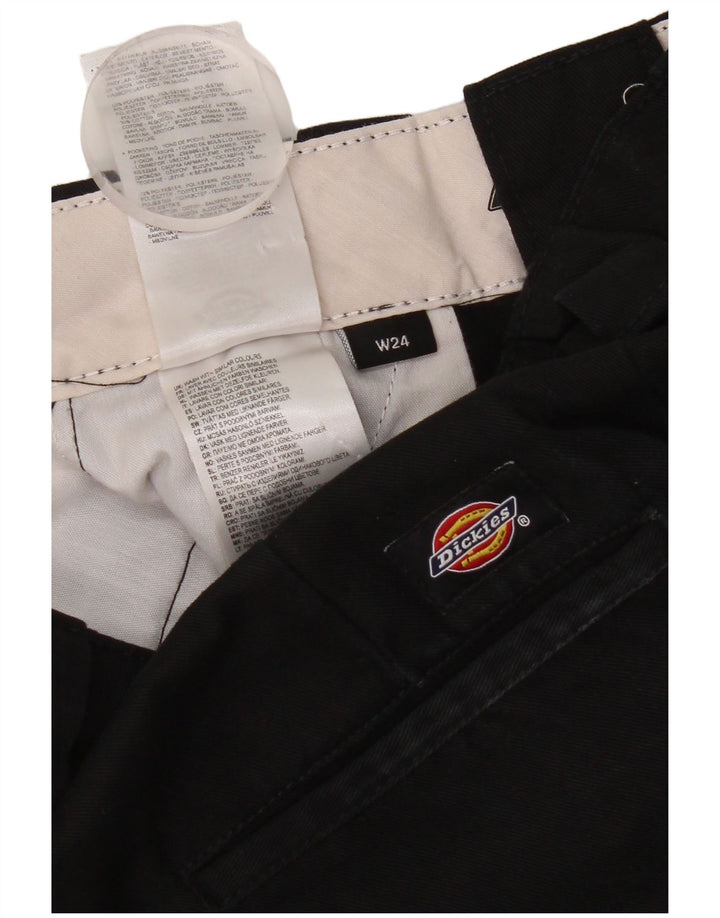 Dickies Γυναικείο παντελόνι Chino με φαρδύ πόδι W24 L30 μαύρο πολυεστέρα