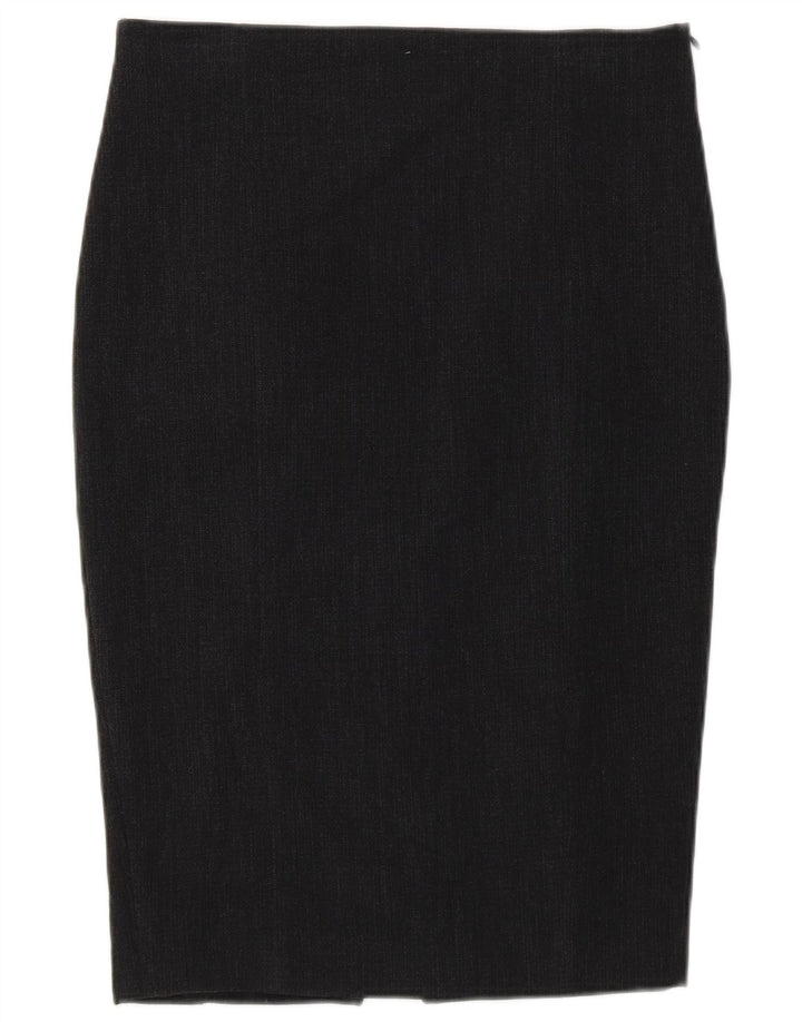 Zara Γυναικεία Pencil Φούστα Medium W28 Grey Polyester
