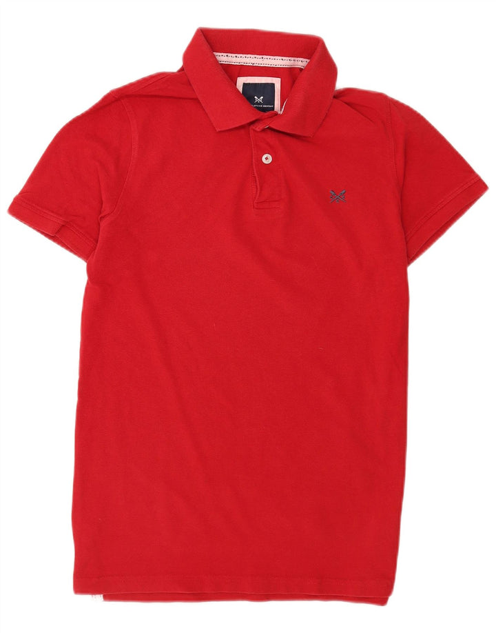 Ανδρικό μπλουζάκι πόλο Crew Clothing Μικρό κόκκινο βαμβακερό