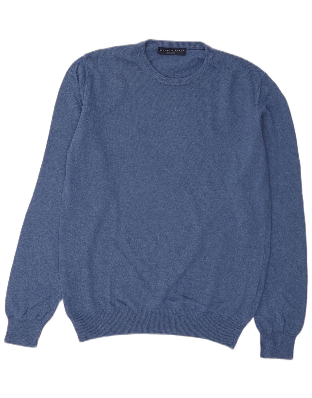 Ανδρικό πουλόβερ Liberto Crew Neck Jumper IT 52 Large Blue Wool