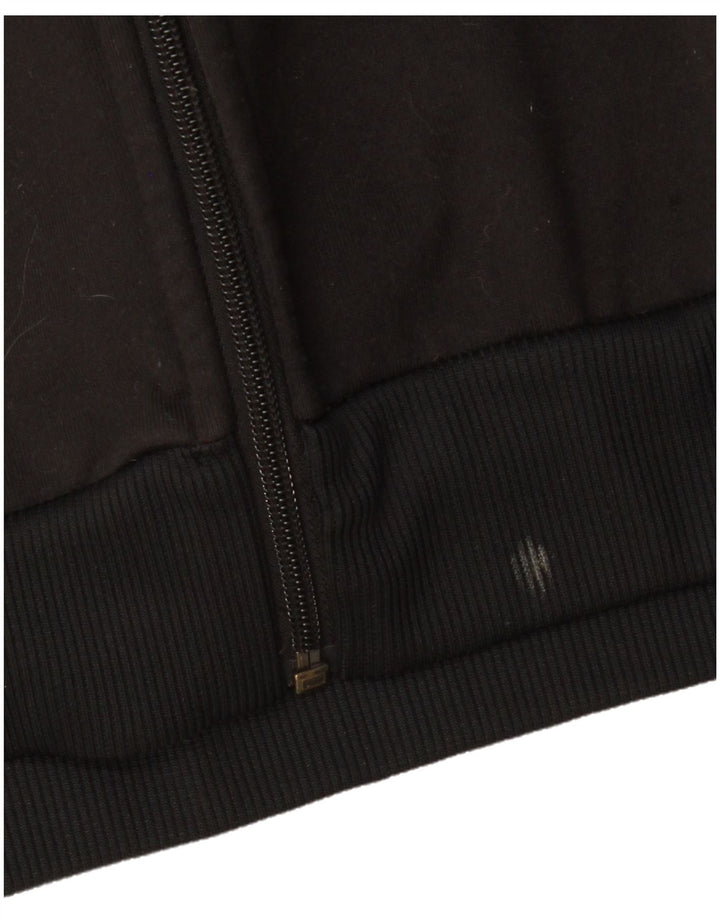 Adidas Ανδρικό πουλόβερ Aeroready με φερμουάρ με κουκούλα από μικρό μαύρο πολυεστέρα