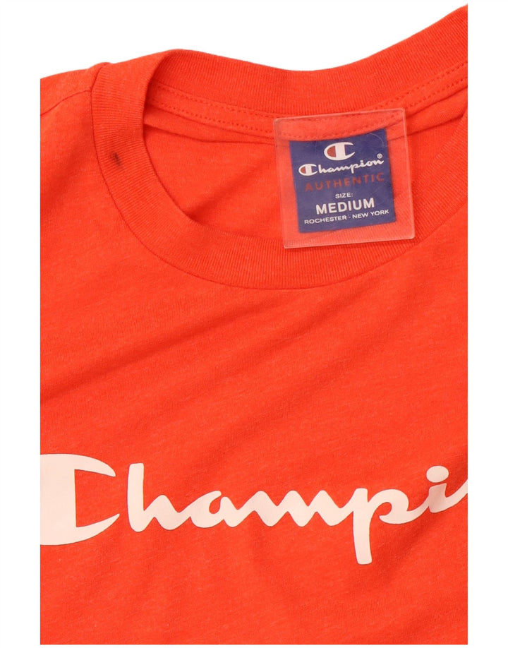 Ανδρικό γραφικό T-shirt CHAMPION Top Medium Orange