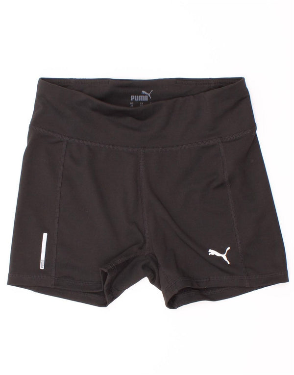 Puma Girls Sports Short 8-9 Years Black Nylon