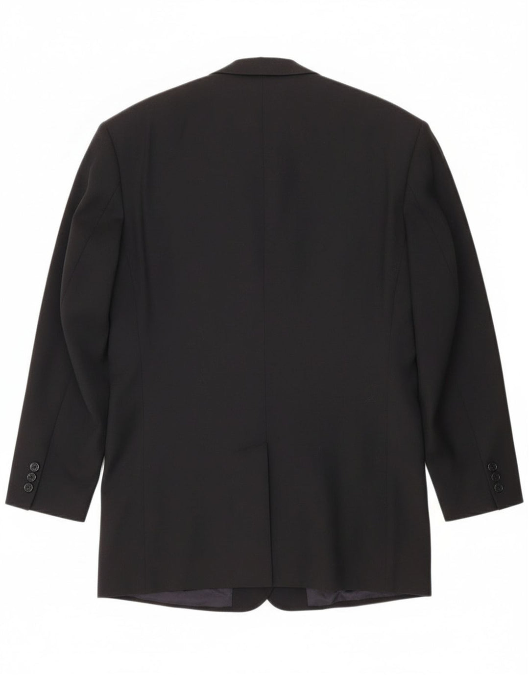 Ανδρικό σακάκι σακάκι με διπλό στήθος Hugo Boss UK 40 μεγάλο μαύρο μαλλί