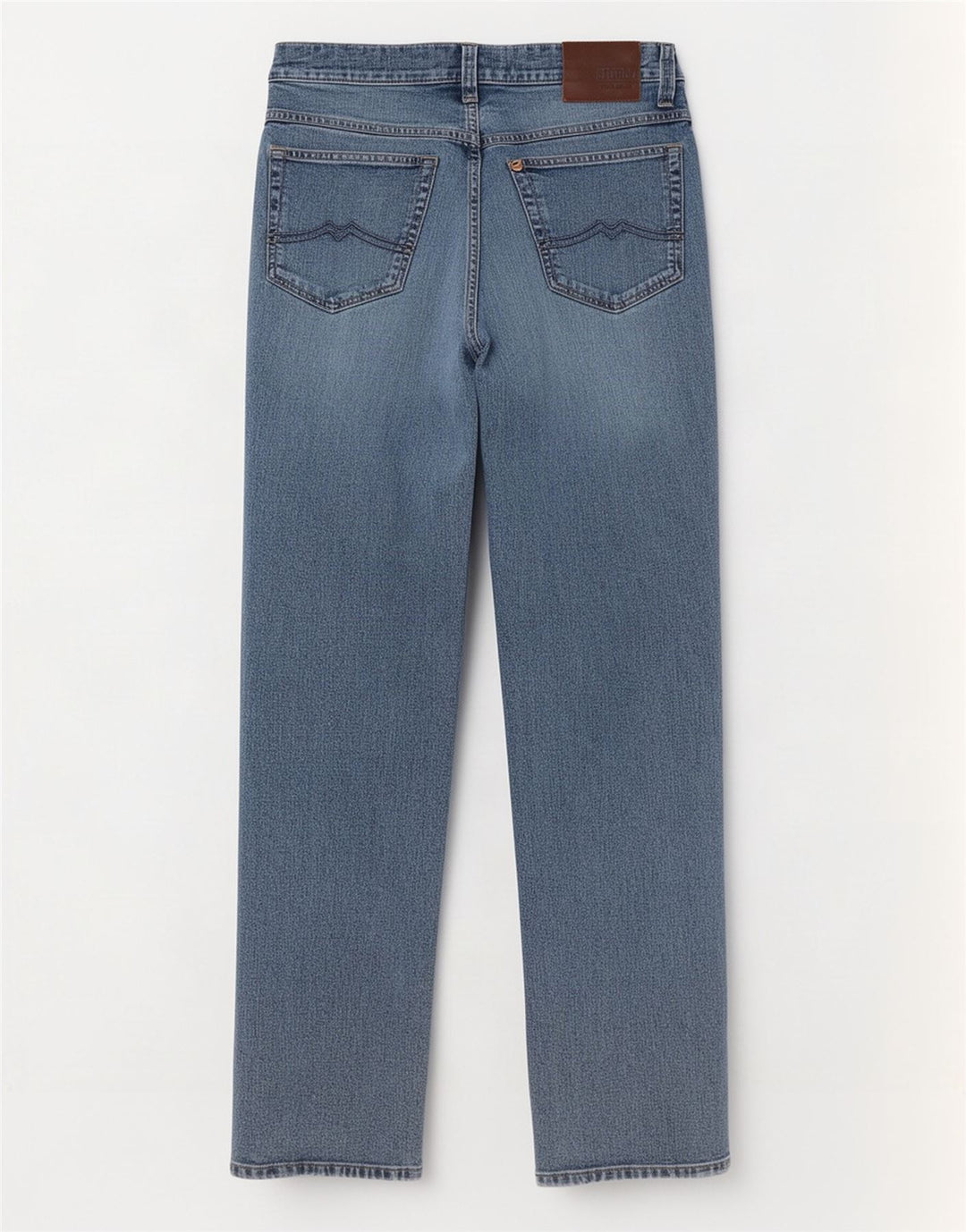 Mustang Ανδρικό Tramper Straight Jeans W33 L32 Μπλε βαμβακερό