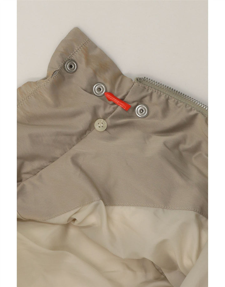 MARELLA Womens Padded Coat UK 8 Small  Grey Polyester Vintage Marella and Second-Hand Marella from Messina Hembry 