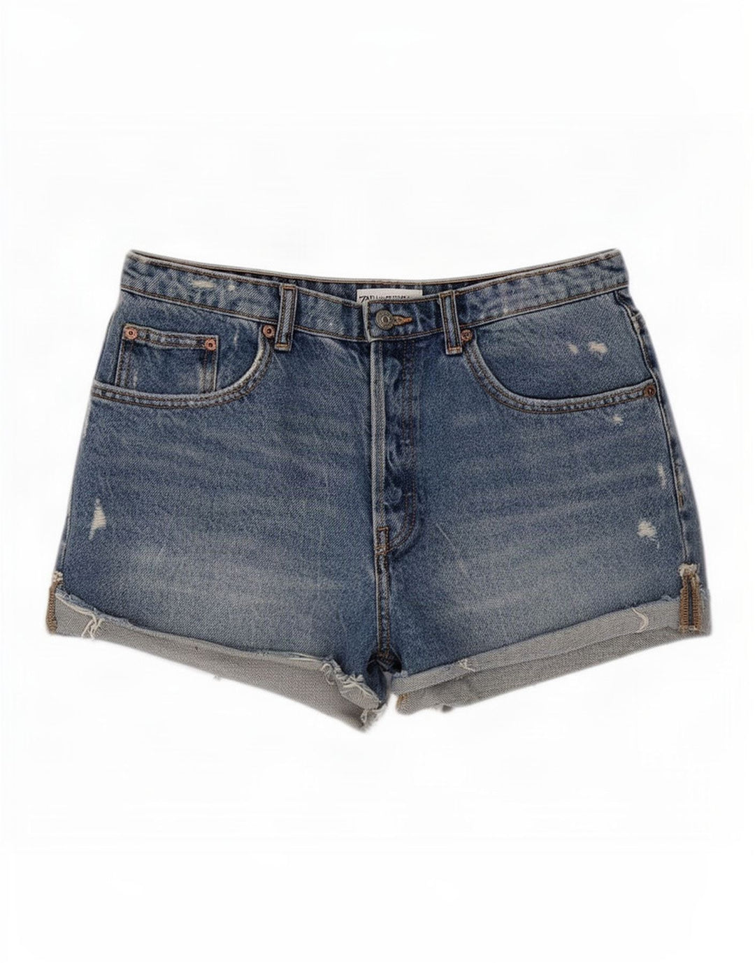 Zara Γυναικείο τζιν σορτς EU 40 Medium W30 Μπλε