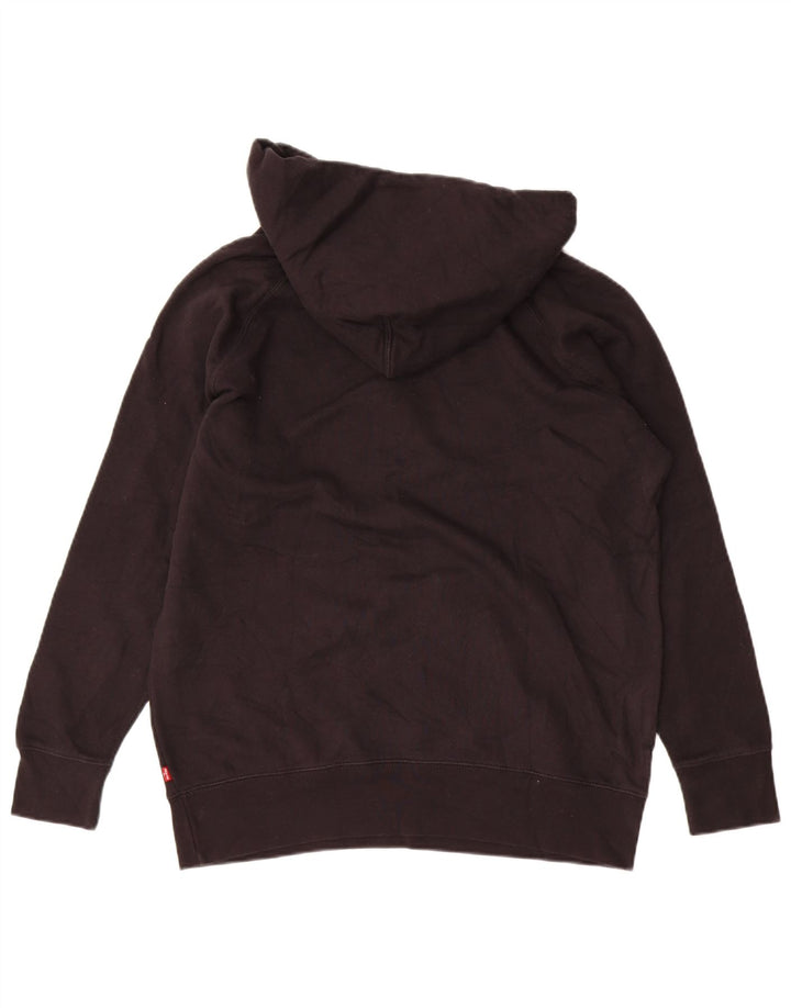 LEVI'S Mens Graphic Hoodie Jumper Medium Black