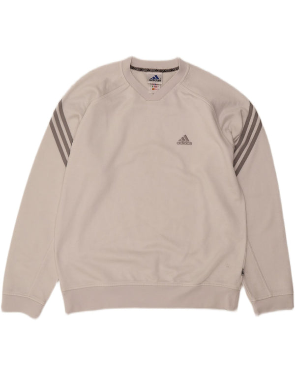 Ανδρική φούτερ ADIDAS, φαρδιά, φούτερ UK 36/38 Small White Polyester