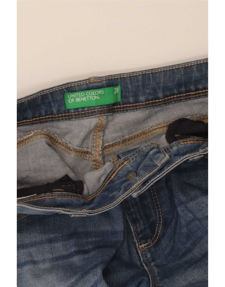 Benetton Γυναικείο Slim Jeans W28 L32 Blue