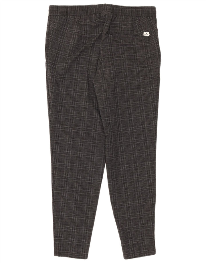 Jack & Jones Ανδρικό Slim παντελόνι Chino Μεγάλο γκρι Check Polyester