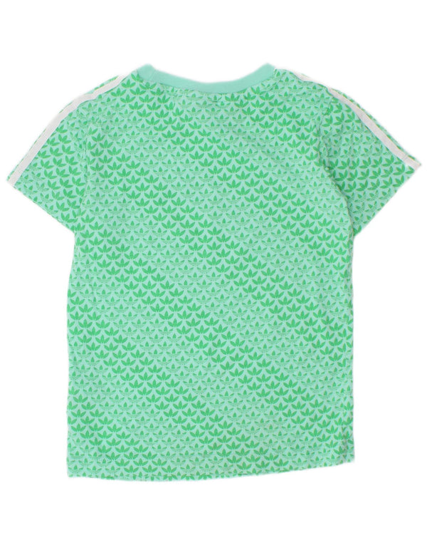 Adidas Boys Graphic T-Shirt Top 2-3 ετών Πράσινο βαμβακερό