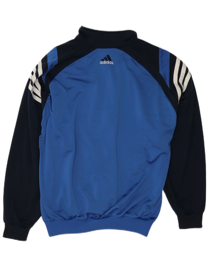 Ανδρική φόρμα Adidas Top Jacket UK 38/40 Medium Blue Colorblock Polyester