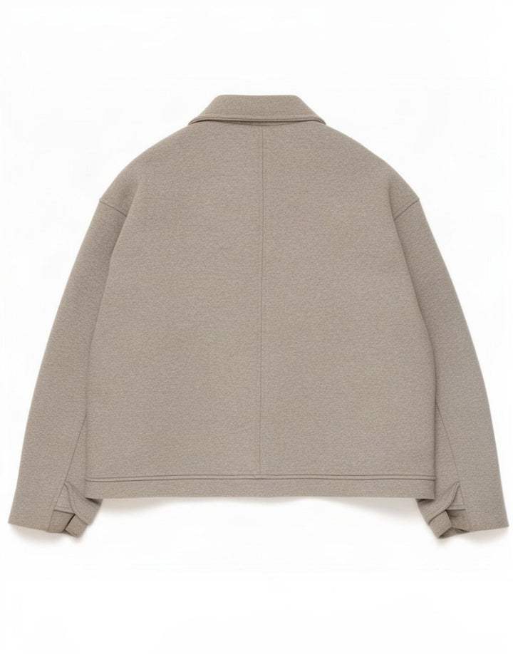 Zara Γυναικείο Bomber Jacket UK 16 Large Grey Cotton