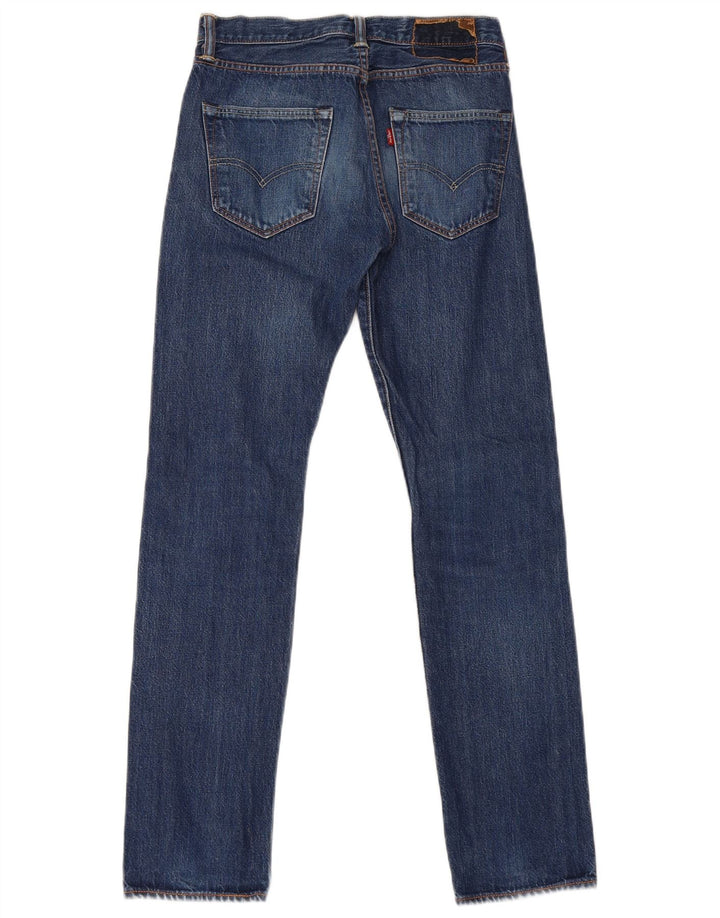 Ανδρικό τζιν Levi's Straight W28 L32 Navy Blue Cotton