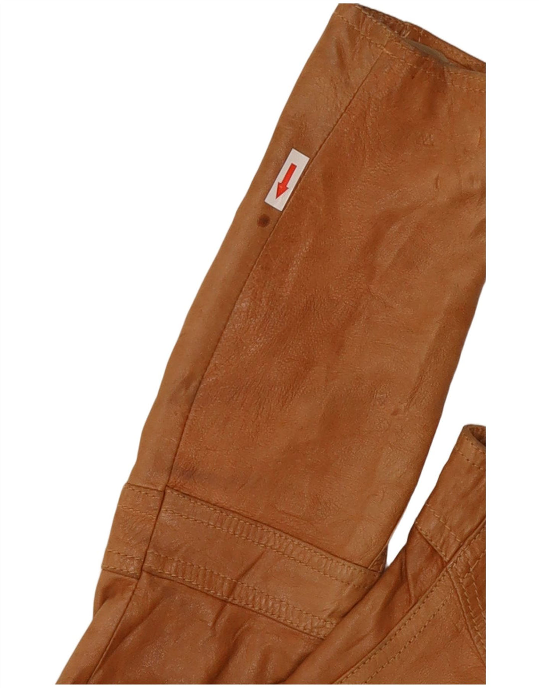 XETRA Γυναικείο Δερμάτινο Μπουφάν Biker UK 8 Small Beige