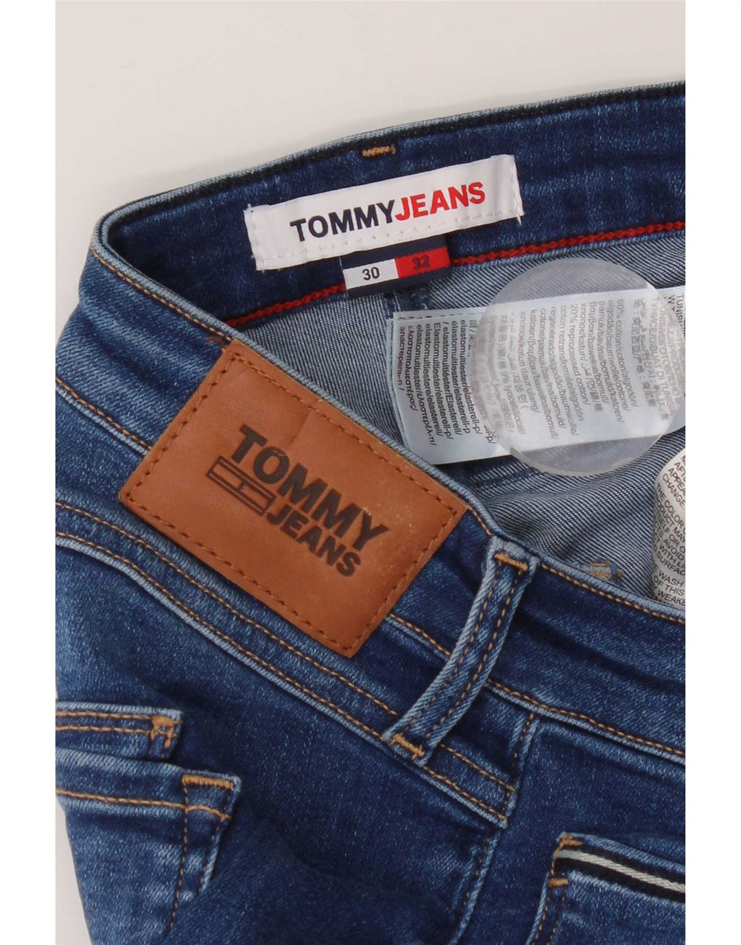 Tommy Hilfiger Γυναικείο Τζιν Capri W30 L18 Μπλε βαμβακερό