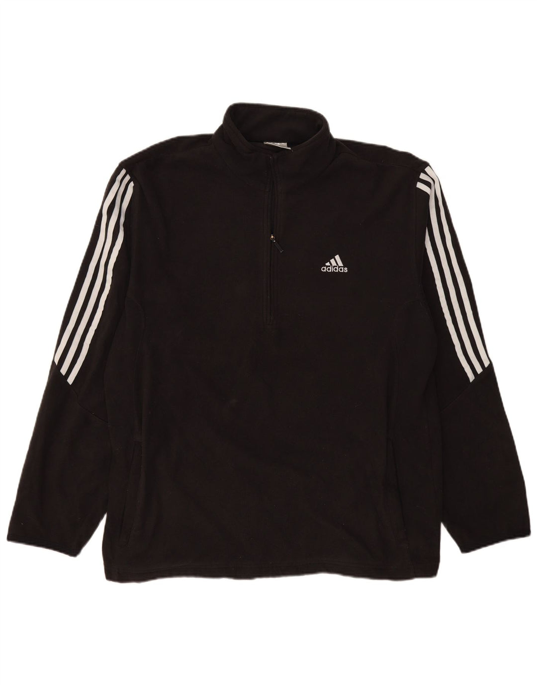 Adidas Ανδρικό φερμουάρ Fleece Jumper XL Μαύρο Πολυεστέρας