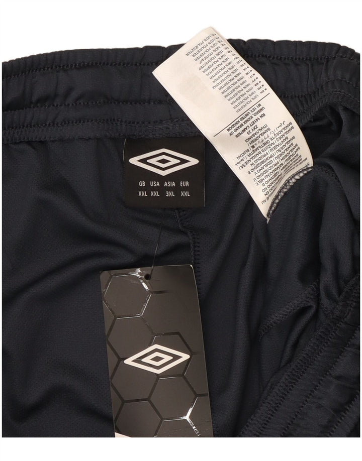 Ανδρικό αθλητικό σορτς UMBRO 2XL Navy Blue Geometric Polyester