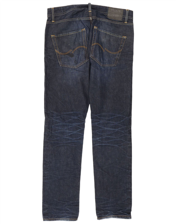 Jack & Jones Ανδρικό Tim Slim Jeans W32 L32 Navy Blue Cotton