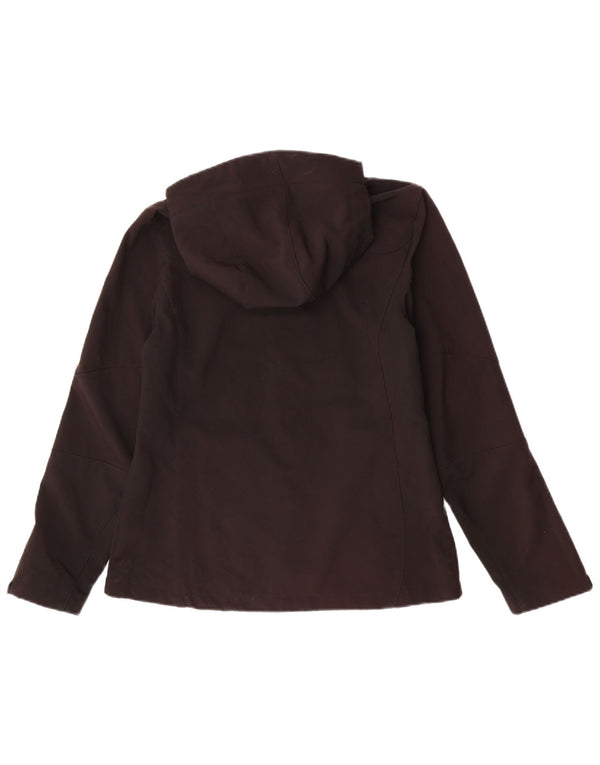 Mountain Warehouse Γυναικείο Αντιανεμικό Μπουφάν UK 14 Large Μαύρο με κουκούλα