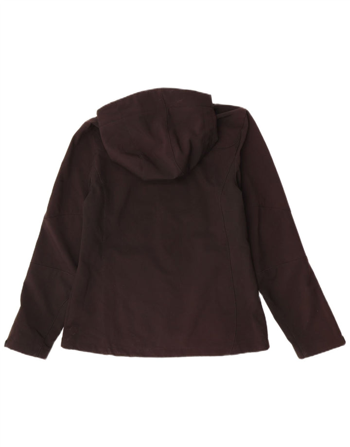 Mountain Warehouse Γυναικείο Αντιανεμικό Μπουφάν UK 14 Large Μαύρο με κουκούλα