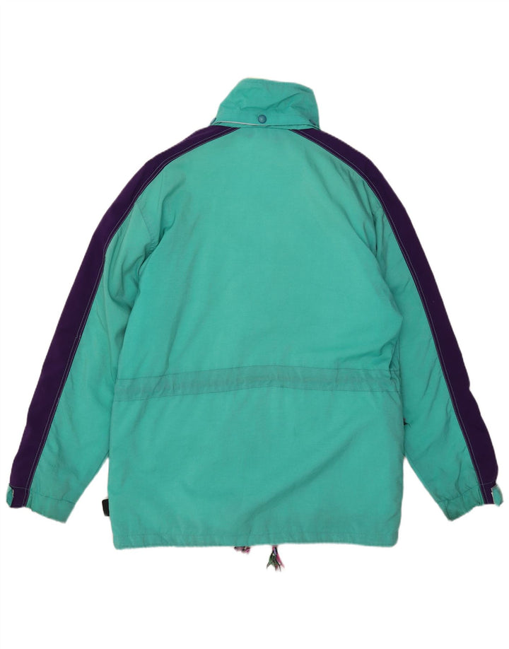 Ανδρικό μπουφάν σκι με κουκούλα Great Escapes IT 48 Medium Green Colourblock