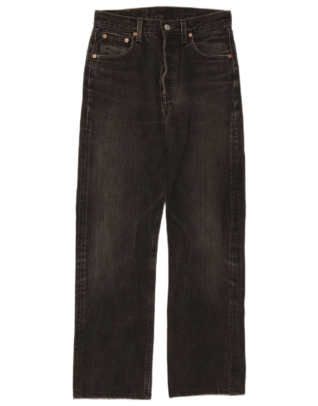 Γυναικείο τζιν ίσιο Levi's W28 L28 μαύρο βαμβακερό