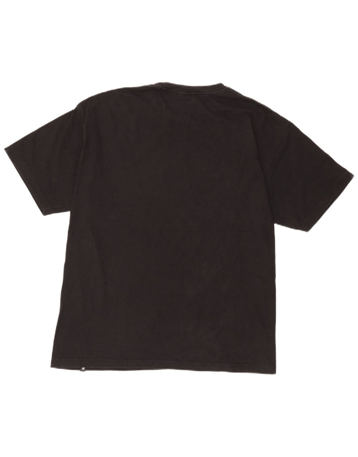 Ανδρικό γραφικό T-Shirt Hurley Top Large Μαύρο