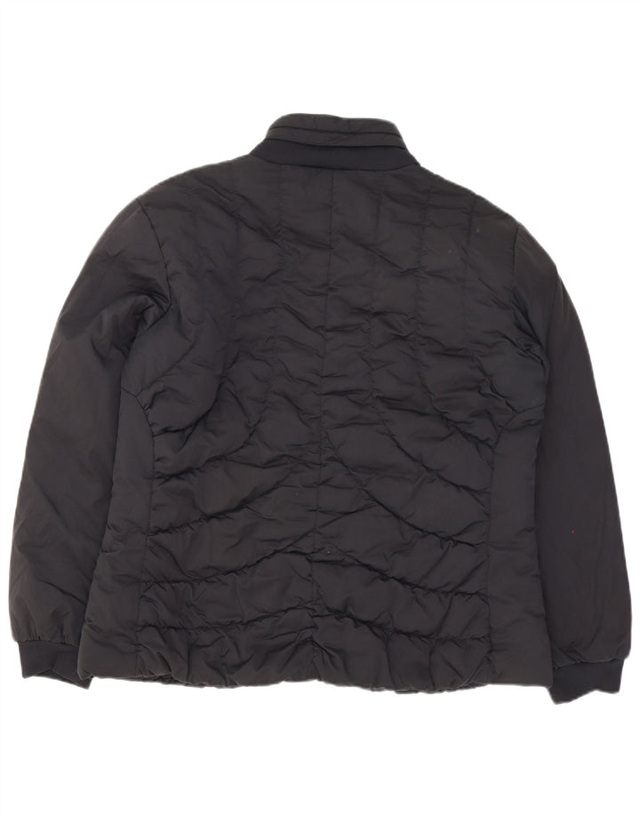 Γυναικείο μπουφάν ADIDAS με επένδυση UK 22 3XL Μαύρο Πολυεστέρας