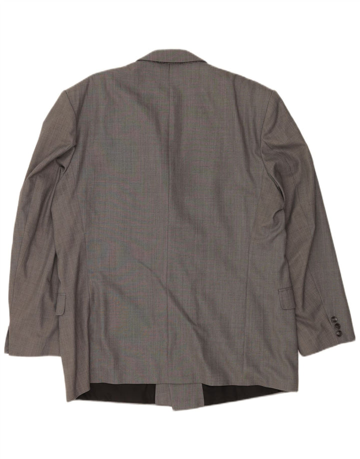 C & A Ανδρικό Μπουφάν Blazer Διπλό στήθος IT 54 2XL Γκρι Πολυεστέρας