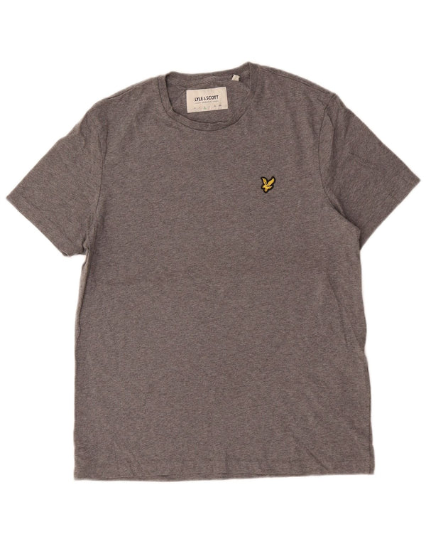 Ανδρικό T-Shirt Lyle & Scott Top Μεσαίο γκρι βαμβακερό