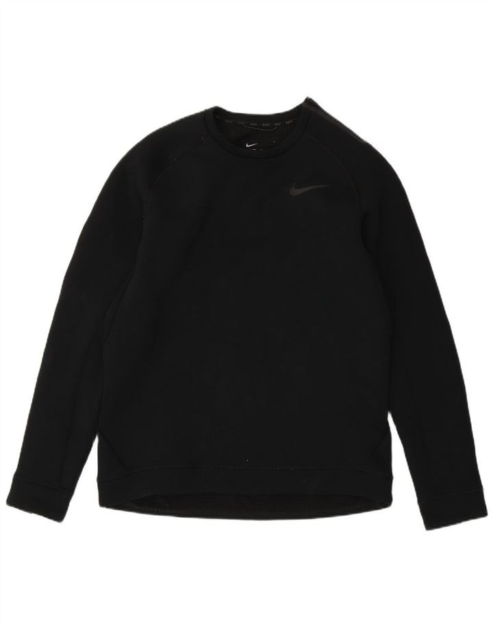 Ανδρικό φούτερ Nike Therma-Fit Jumper μεγάλο μαύρο πολυεστέρα