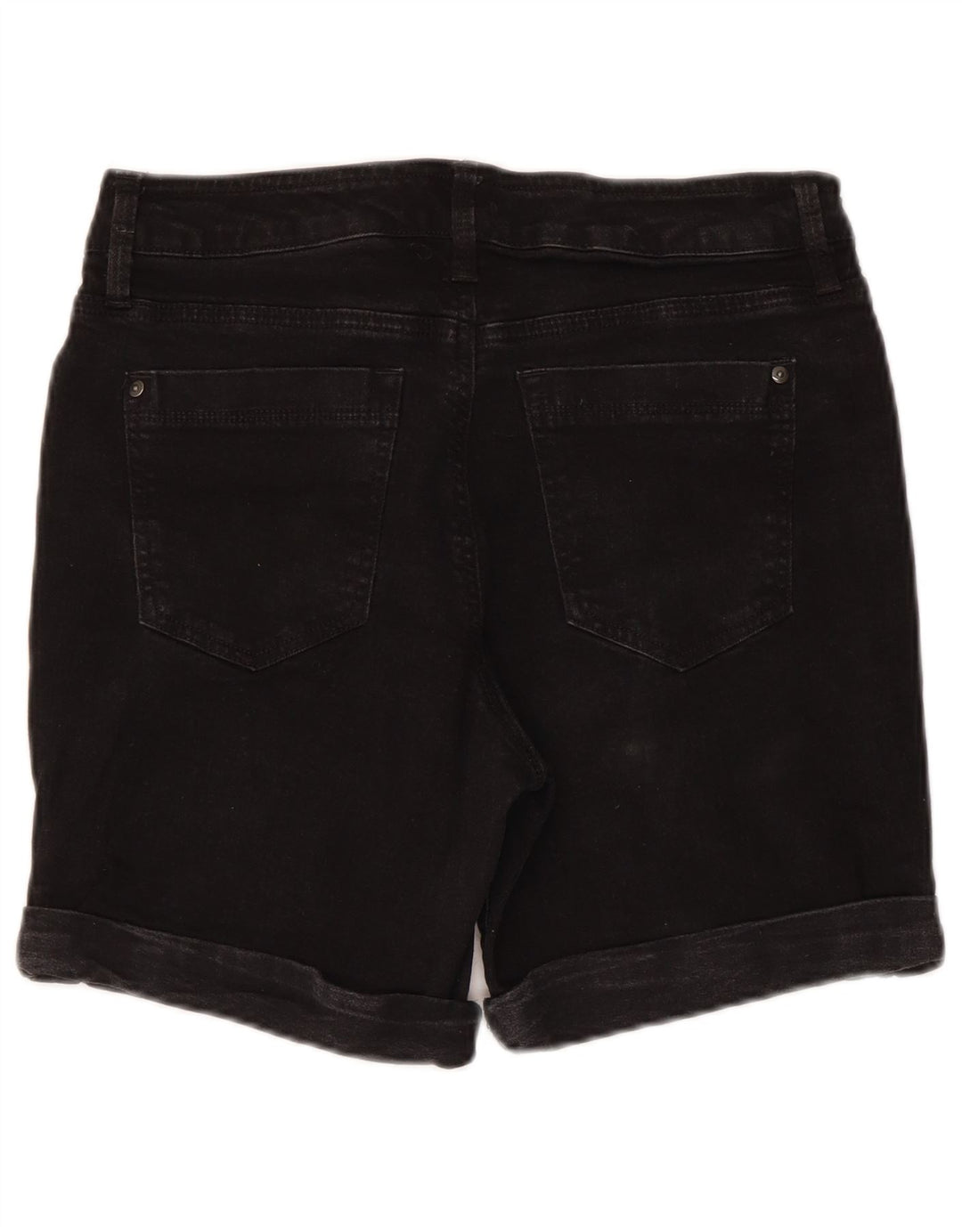 Dkny Γυναικείο τζιν σορτς US 12 Large W30 μαύρο βαμβακερό
