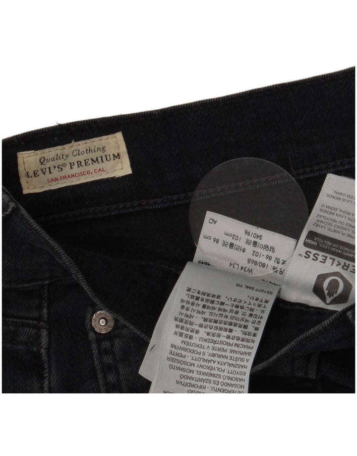 Levi's Mens 511 Slim Jeans W34 L34 Navy Blue Cotton