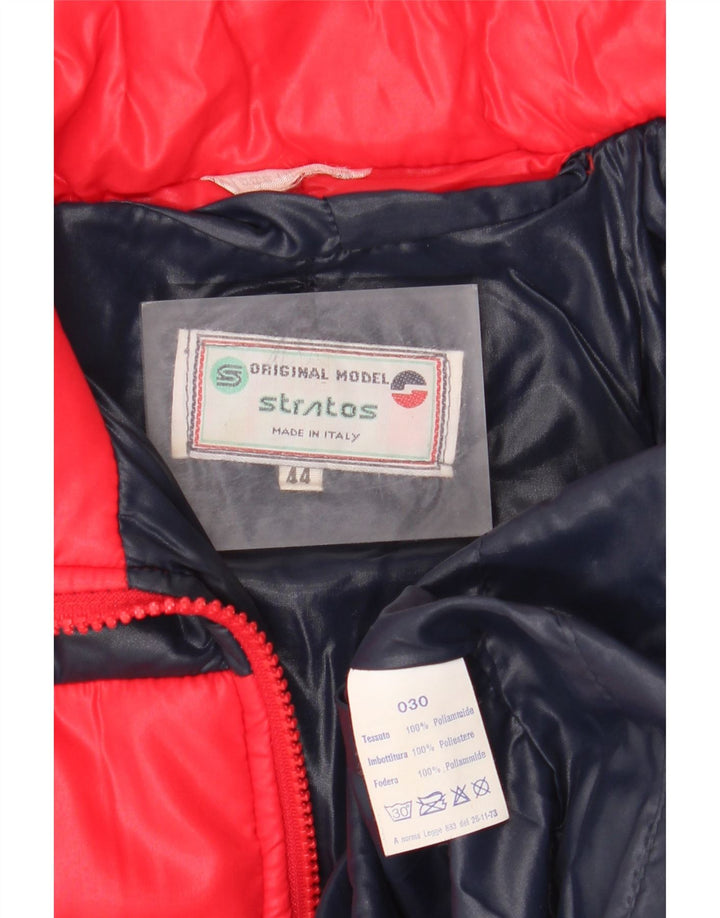 Stratos Γυναικείο μπουφάν με επένδυση IT 44 Medium Red Colourblock Polyamide