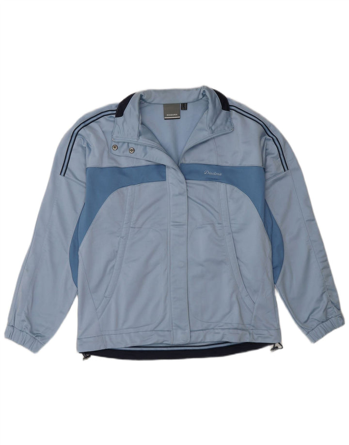 Γυναικεία αθλητική φόρμα Diadora Top Jacket UK 12 Medium Blue Colorblock Polyester