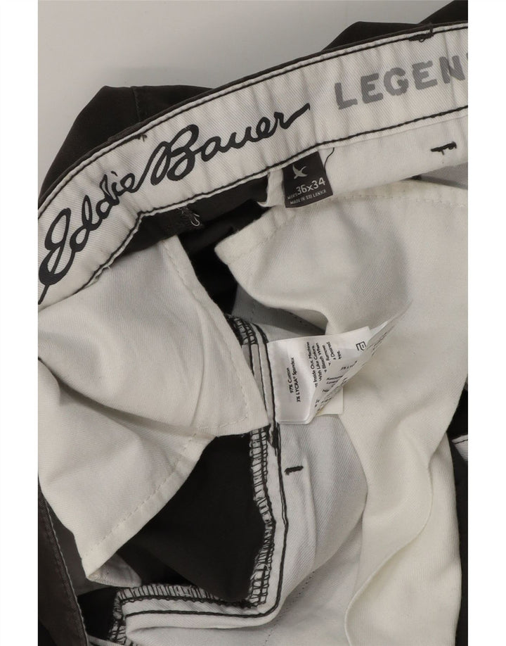 EDDIE BAUER Ανδρικό ίσιο παντελόνι Chino W36 L34 Γκρι βαμβακερό