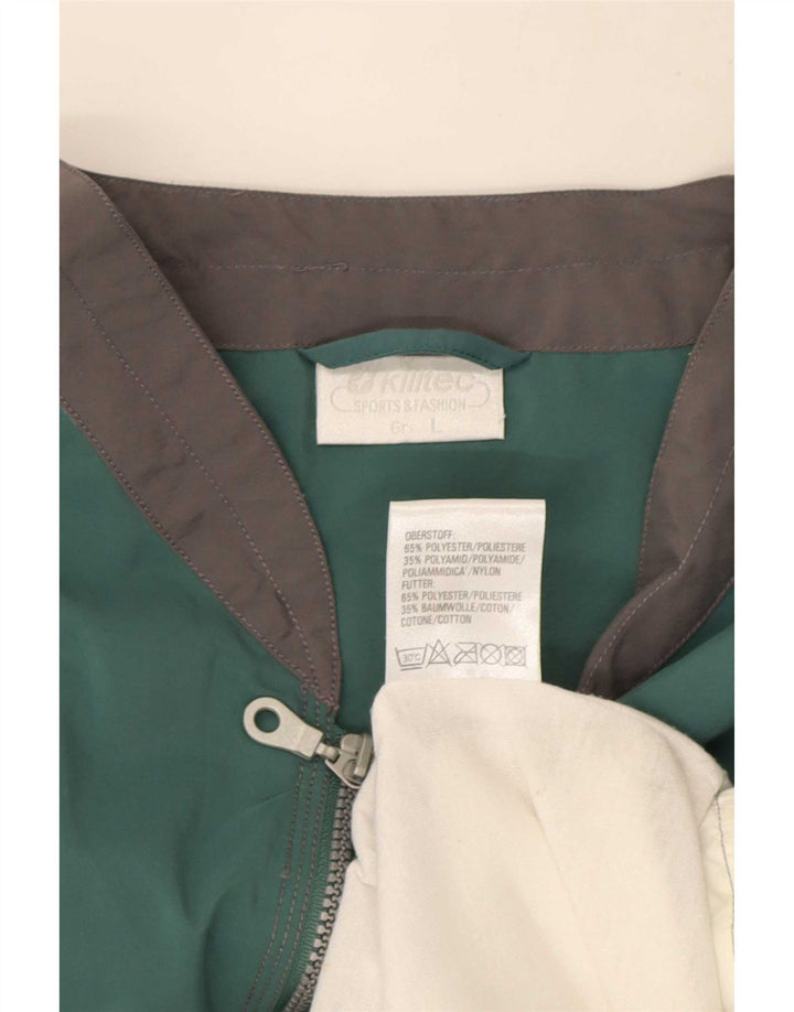 Killtec Mens Gilet UK 40 Large Green Colourblock Πολυεστέρας