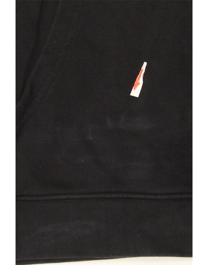 Champion Mens Hoodie Jumper Μικρό μαύρο βαμβακερό