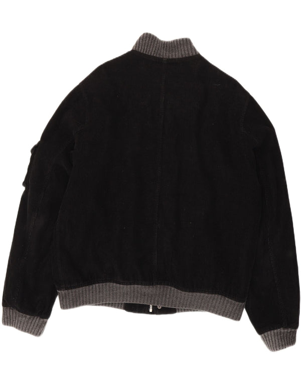 Calvin Klein Jeans Ανδρικό κοτλέ μπουφάν UK 46 3XL μαύρο βαμβακερό