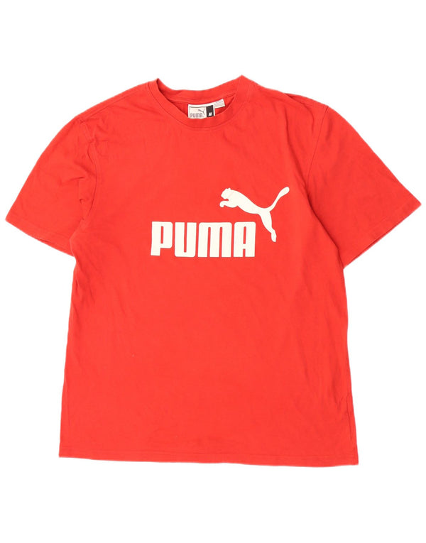 Ανδρικό γραφικό μπλουζάκι Puma Top Medium Red