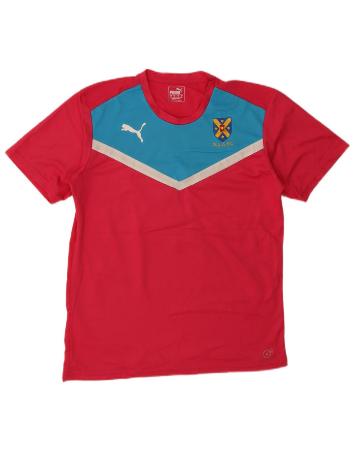 Ανδρικό γραφικό T-Shirt Puma Top Medium Pink Colourblock