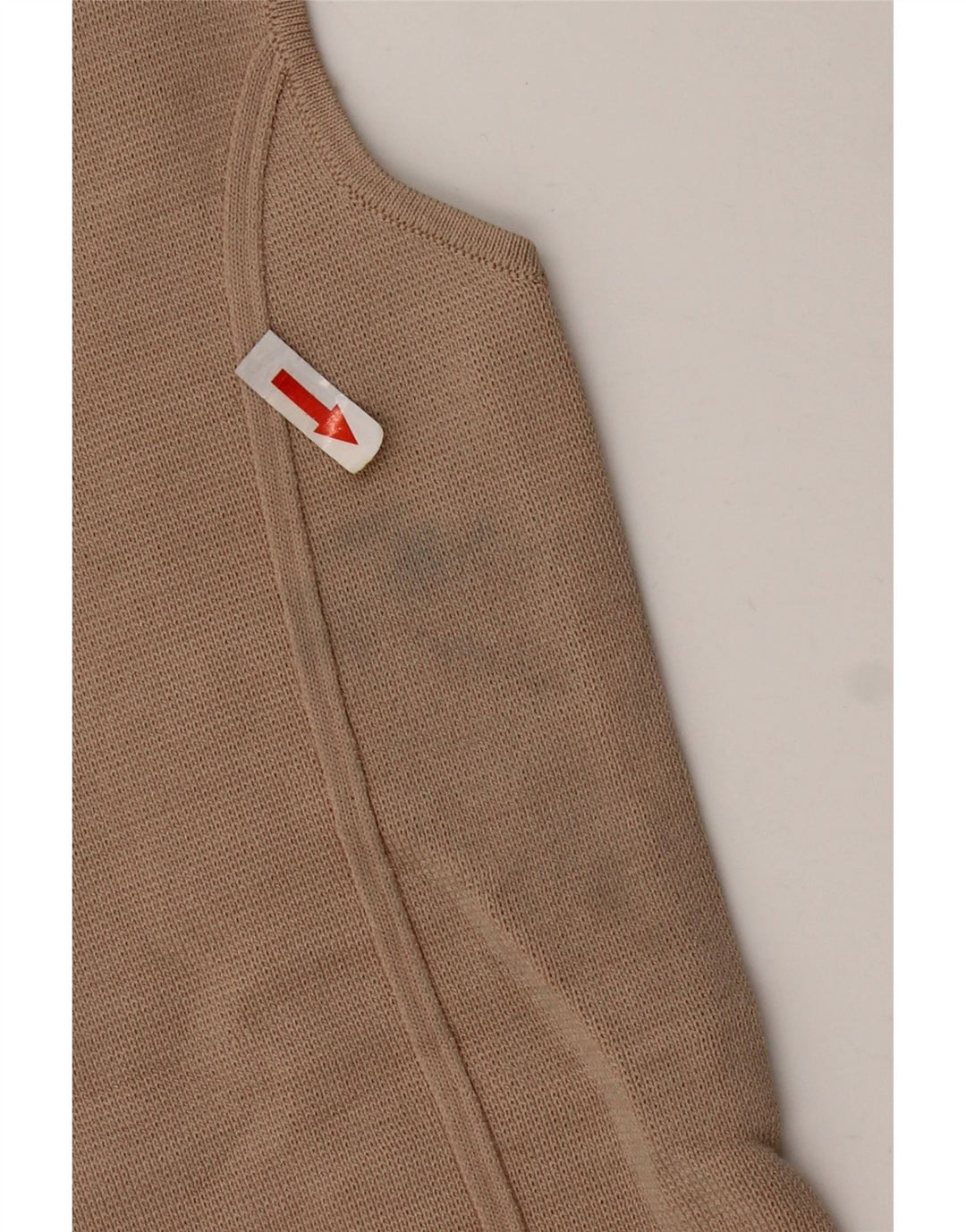 Zara Γυναικείο Crop Top UK 12 Medium Beige Nylon
