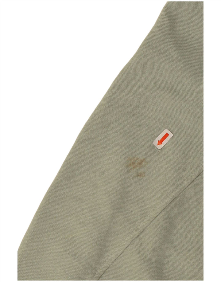 Γυναικεία 3/4 3/4 μανίκια φούτερ ZARA Jumper UK 14 Μεσαίο πράσινο βαμβακερό