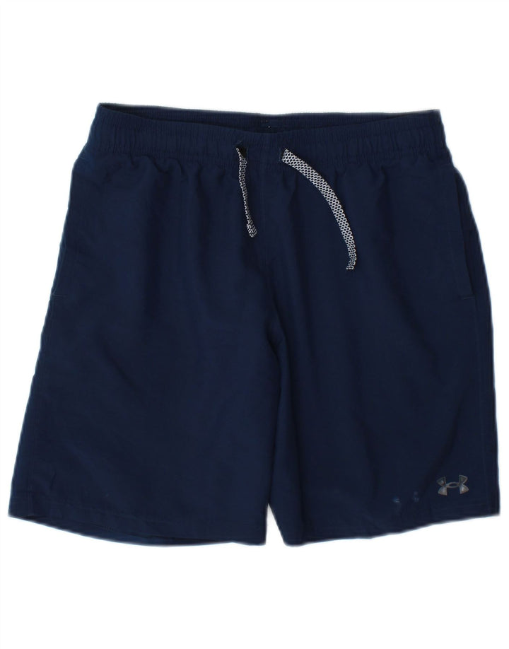 Under Armour Boys Sport σορτς 11-12 ετών Μεγάλο Navy Blue Polyester